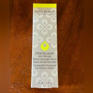 Juice Beauty Stem-Cellular Anti-Wrinkle Retinol Overnight Serum FULL SIZE (1 oz)